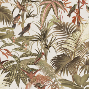 Papel de Parede Off-White Botânica Tropical Chic - 84643