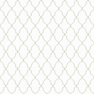 Papel de Parede Verde Oliva Geométrico Provençal - 85497