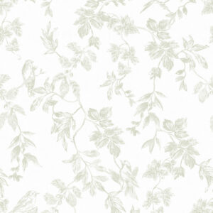 Papel de Parede Verde Oliva Botânica Provençal - 85503