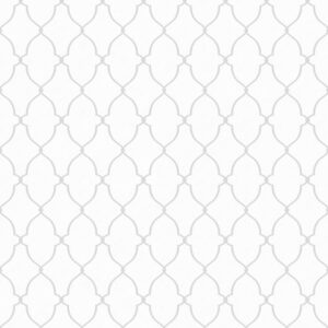 Papel de Parede Cinza Geométrico Provençal - 86012