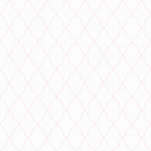 Papel de Parede Rosa Bebê Geométrico Provençal - 86029