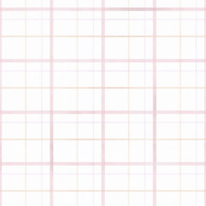 Papel de Parede Cottagecore Infantil Vintage Xadrez Rosa - 600069