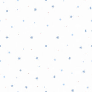 Papel de Parede Cottagecore Infantil Vintage Estrelinha Azul - 600106