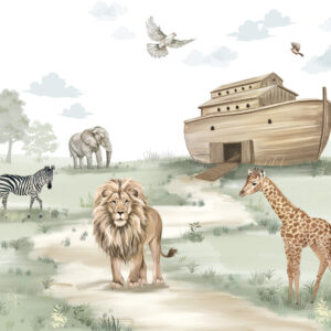 Papel de Parede Infantil Arca de Noé - 600120
