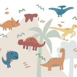 Papel de Parede Infantil Dinos - 600205