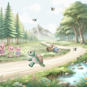 Papel de Parede Infantil Fabulas - 600212