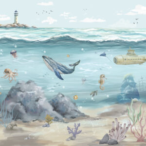 Papel de Parede Infantil Fundo do Mar - 600267